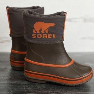 Sorel rain boots fleece lined